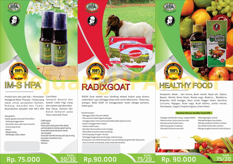 Brosur IMS - RADIX Goat - Healthy Food kecil