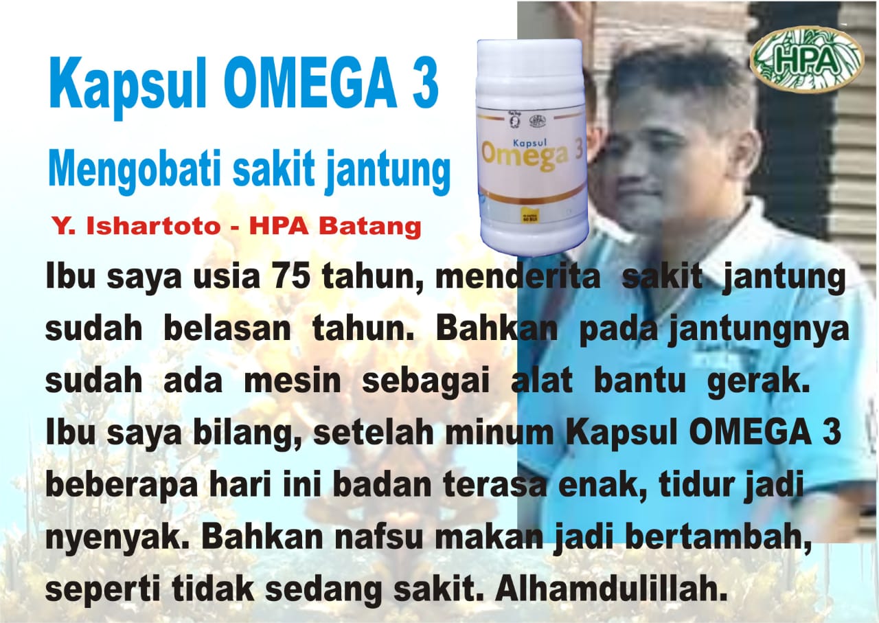 Kapsul Omega 3 untuk kenyamanan bagi penderita jantung