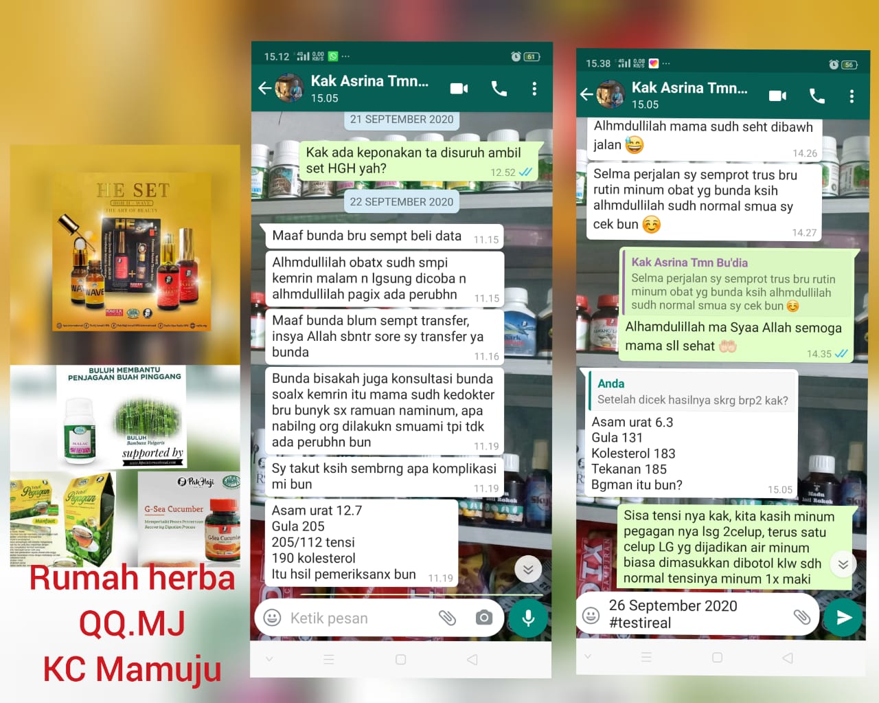 Testimoni Asam urat