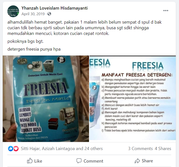 Testimoni Freesia 2