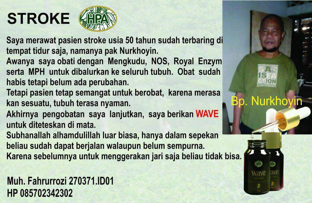 Testimoni WAVE untuk stroke 2