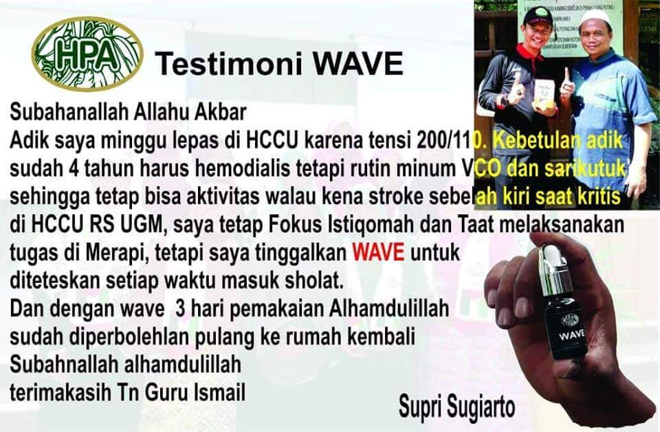 Testimoni WAVE untuk stroke