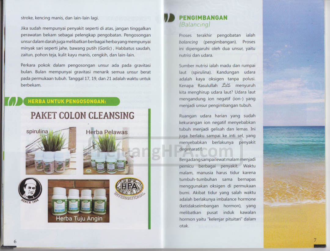 [Seri Kuliah Intibah] Lanjutan herba untuk cleansing (halaman 6) dan herba untuk balancing (halaman 7). Simak penjelasannya di bawah ini ??