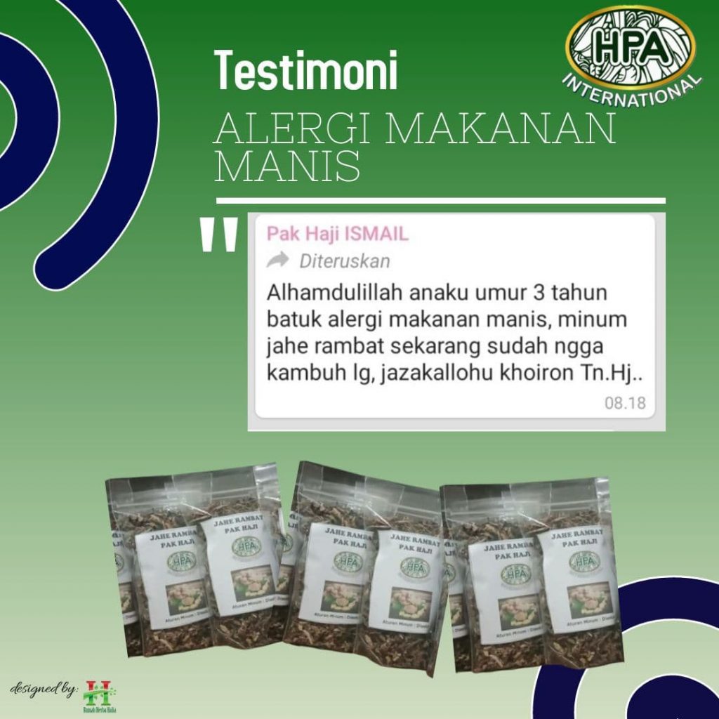 Testimoni Alergi Makanan Manis