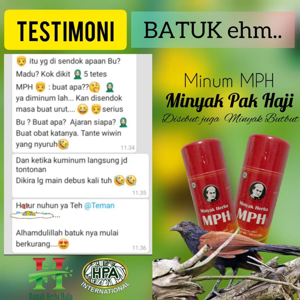 Testimoni Batuk dengan MPH