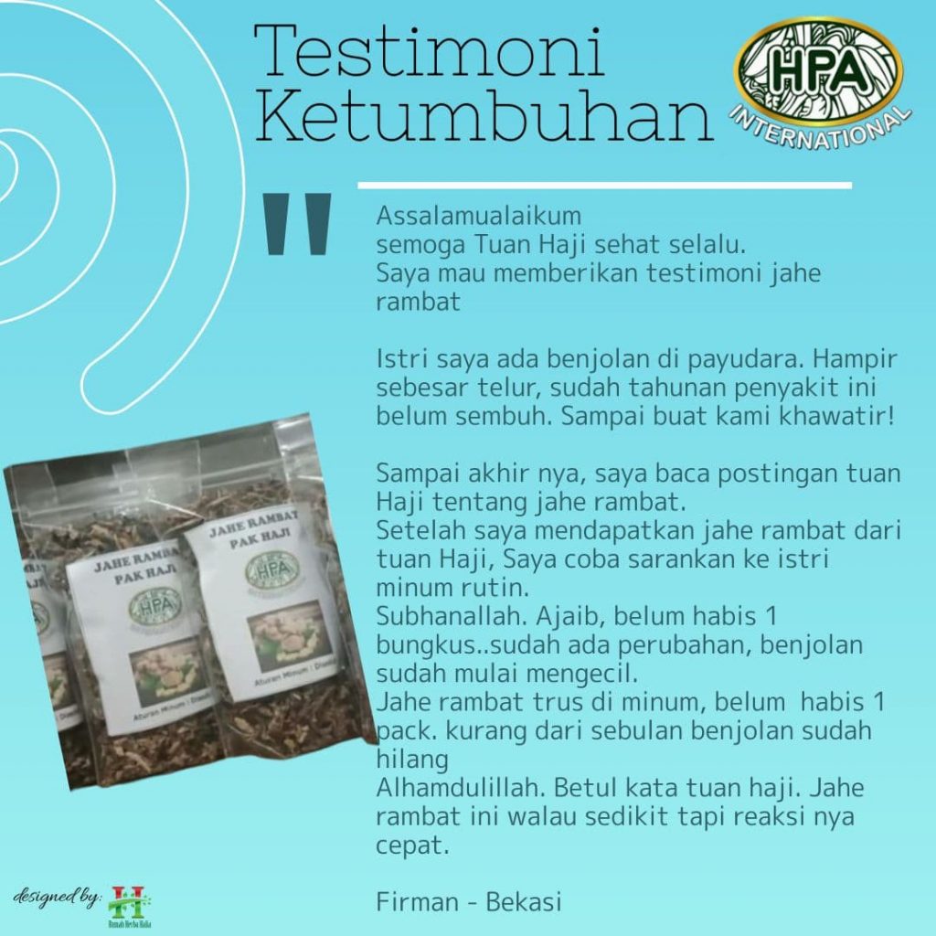 Testimoni Ketumbuhan