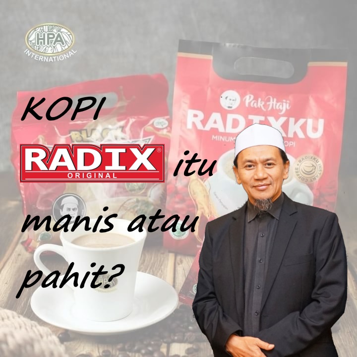 Kopi RADIX itu manis atau pahit?