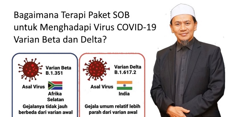 Terapi SOB untuk Covid-19 dengan varian Beta dan Delta