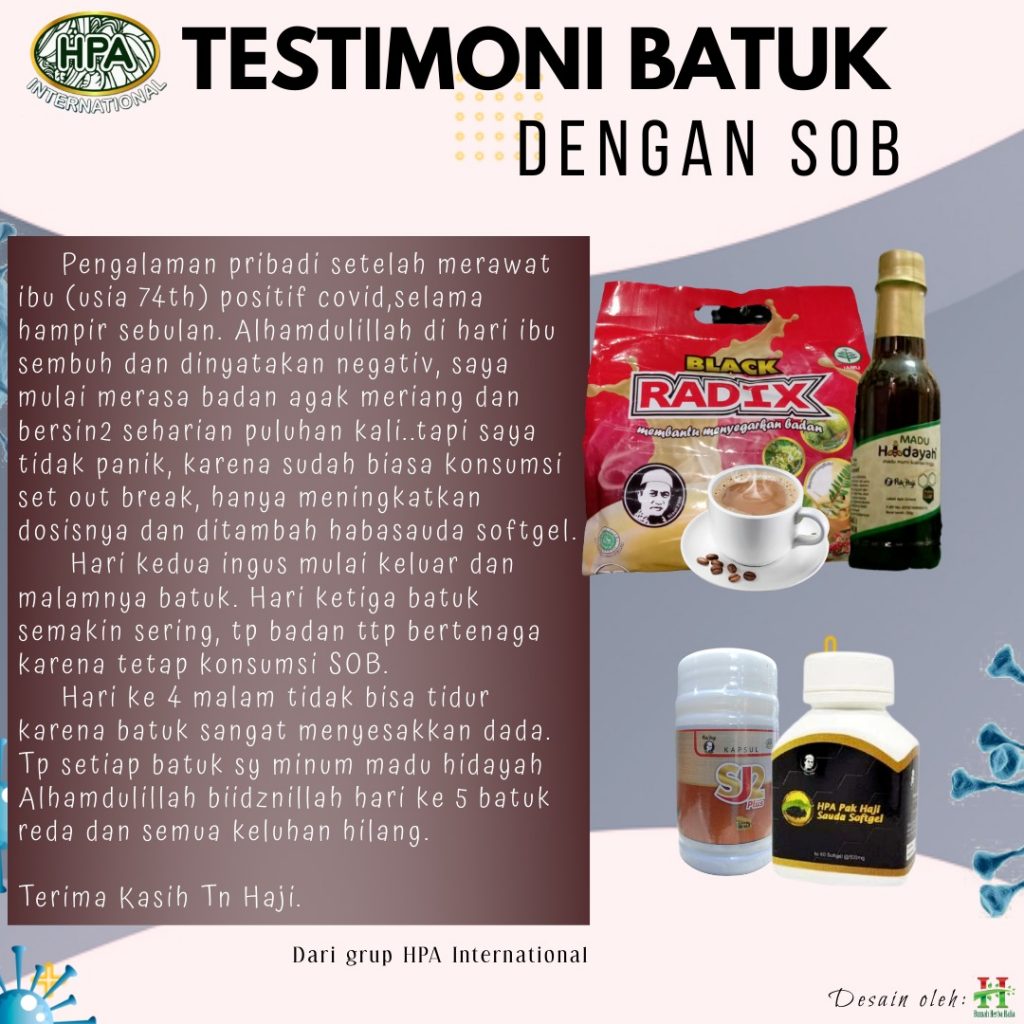 Testimoni Batuk dengan SOB