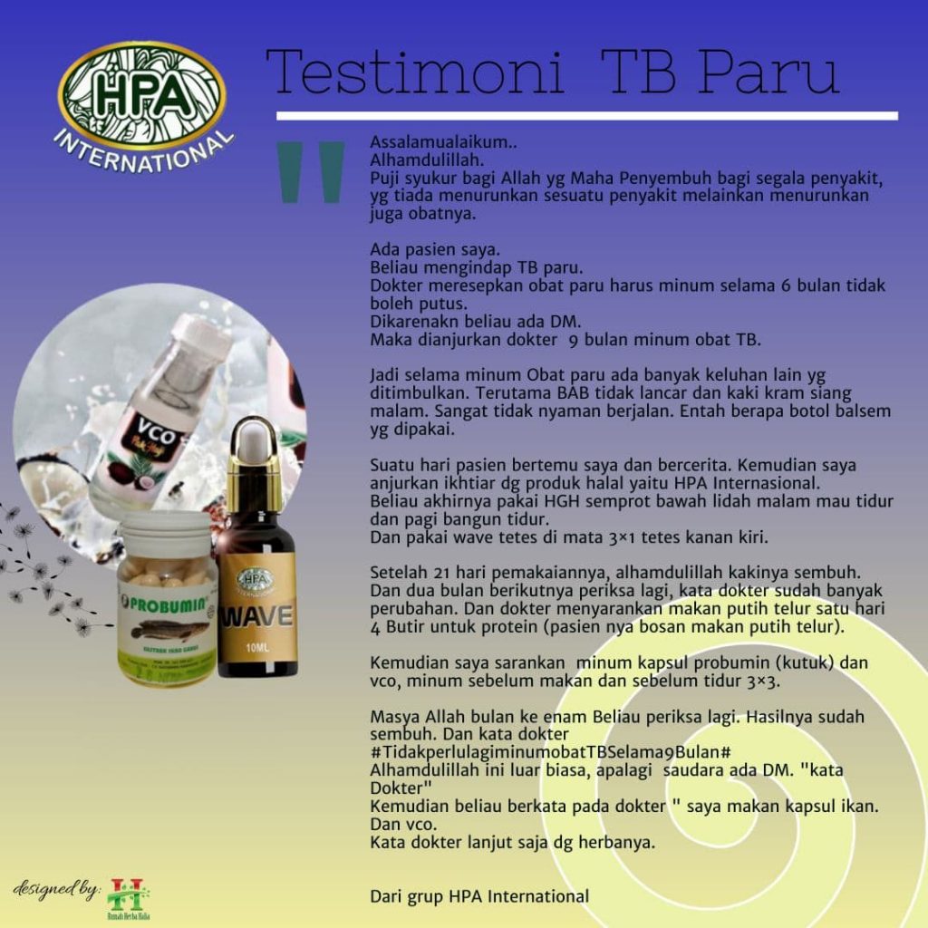 Testimoni TB Paru (Tuberkulosis)