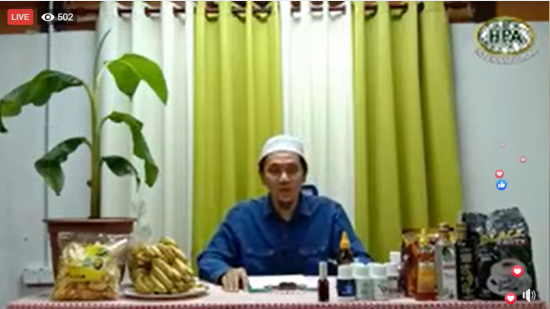 Kuliah FB Live Tuan Haji.- Pisang