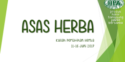 Asas Herba HPA