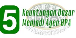 5 Keuntungan Menjadi Agen/Member HPA