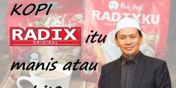 Kopi RADIX itu manis atau pahit?