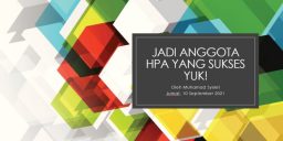 Jadi Anggota HPA yg sukses