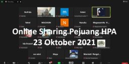 Online Sharing 23 Oktober 2021