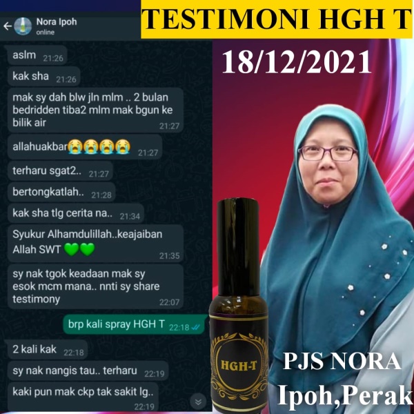 Testimoni HGH T PJS Nora