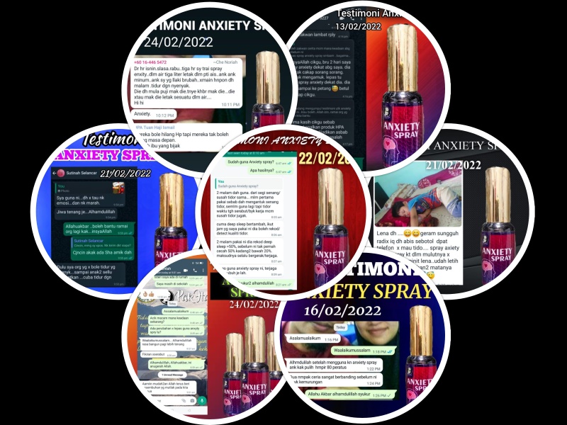 Kumpulan Testimoni Anxiety Spray