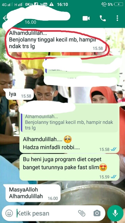 Tidak jadi operasi setelah pakai Busra Spray