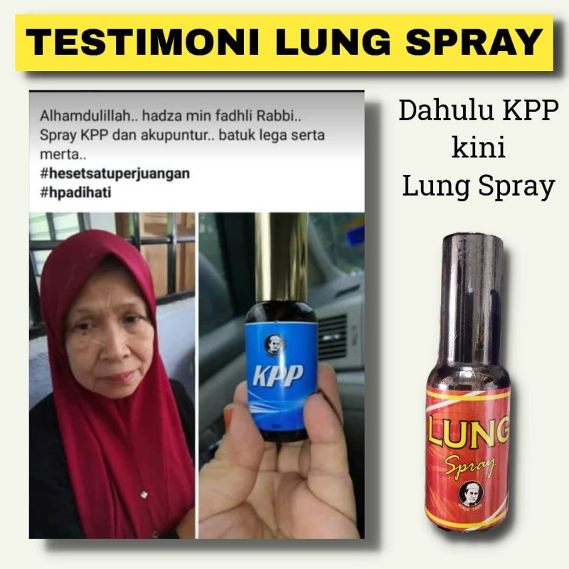 Testimoni Lung Spray untuk batuk