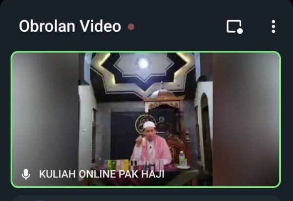 Kuliah Online Tuan Haji melalui Telegram 06 Oktober 2022